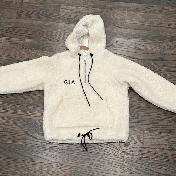I AM GIA Fuzzy Quarter Zip Hoodie - Picture 2 of 5